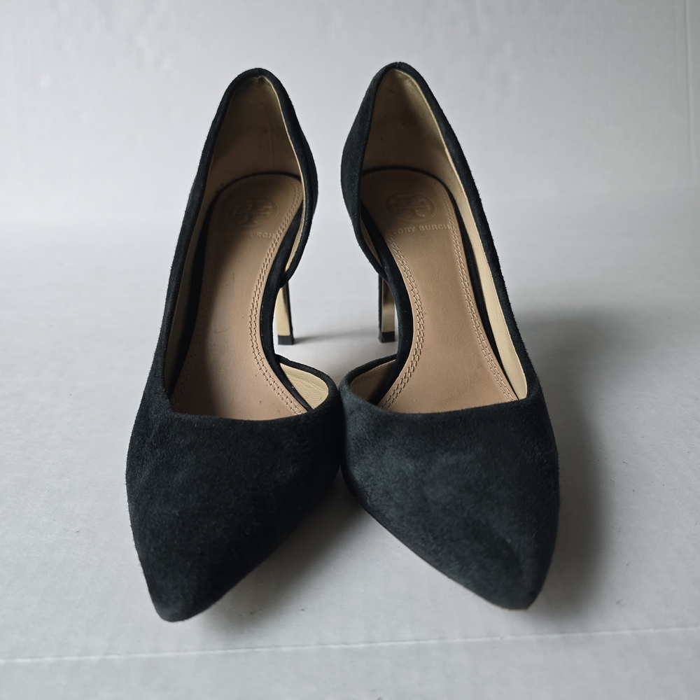 Elegant Black Suede Women's Pumps